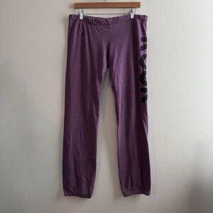 Aviator Nation Purple ROCK Sweatpants Size Small *flaw*